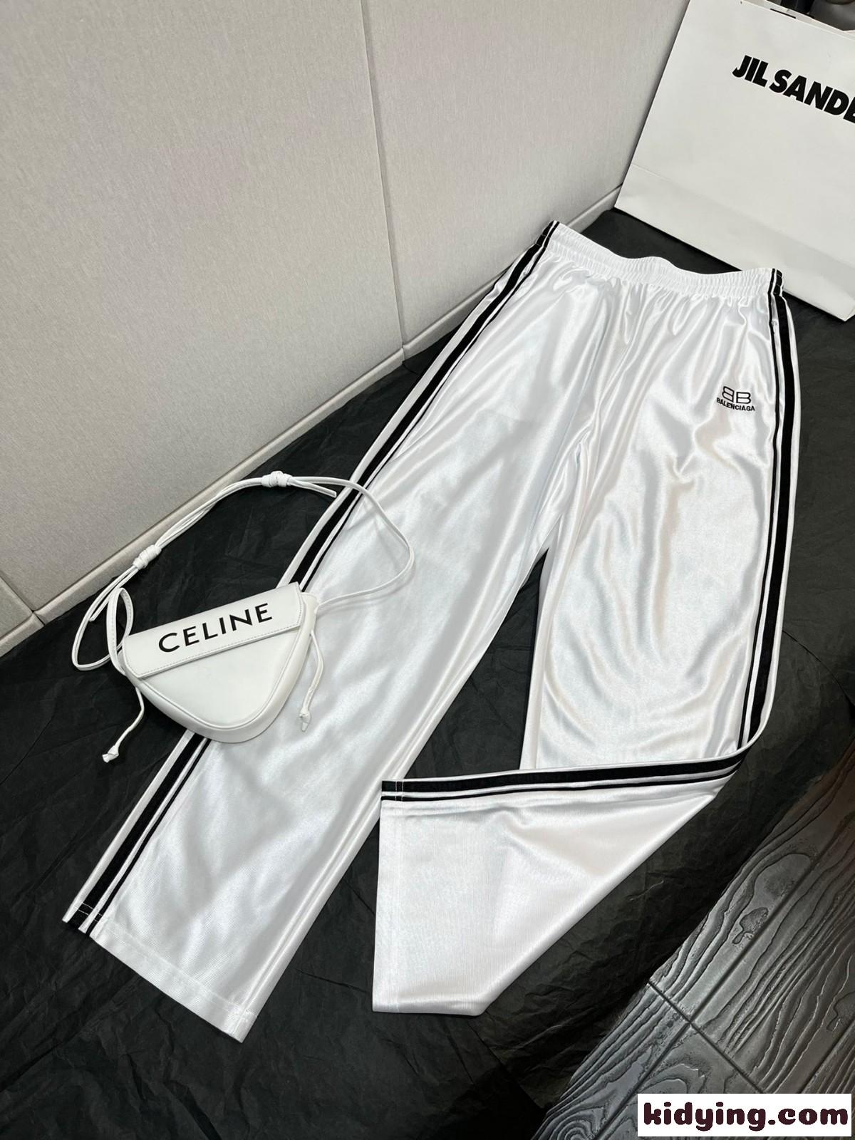 上品 人気 カジュアル バレンシアガ パンツ コピー ウエストゴム ロゴ ズボン-0