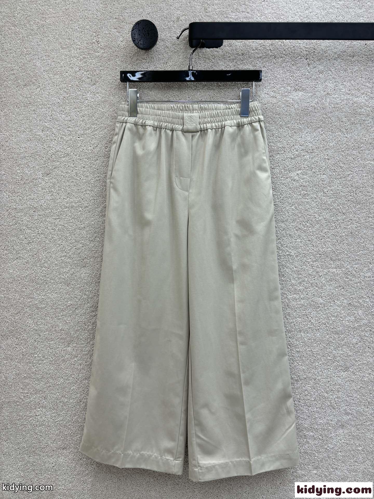 クロップド トラウザーズ ロエベ パンツ コピー レディース ゆったり-2